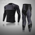 2020 New Winter Thermal Underwear Sets Men Quick Dry Anti-microbial Stretch Men's Thermo Underwear Male Warm Long Johns Fitness