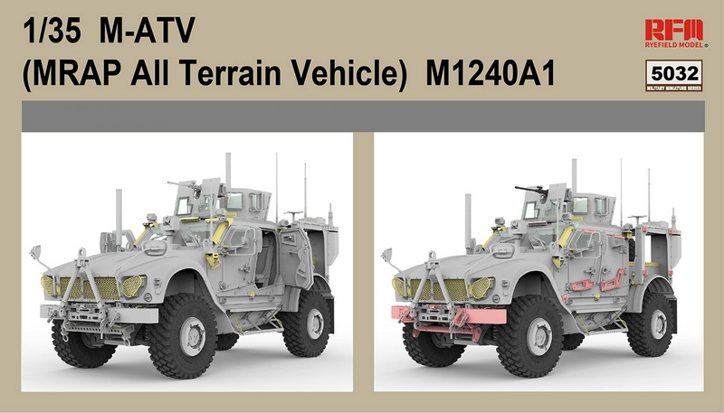 w/Fully Interior[Rye Field Model] Ryefield Model RFM RM-5032 1/35 M1240A1 M-ATV