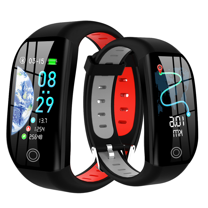 F21 Smart Bracelet GPS Distance Fitness Activity Tracker IP68 Waterproof Blood Pressure Band Sleep Monitor Smart Watch Wristband