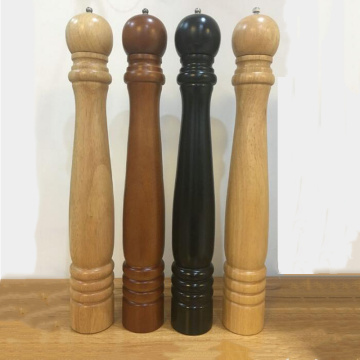 Salt Pepper Mill Large 20inch 50cm Super Big Oak Wooden Salt and Pepper Mills Stainless Steel Core Manual Pepper Grinder