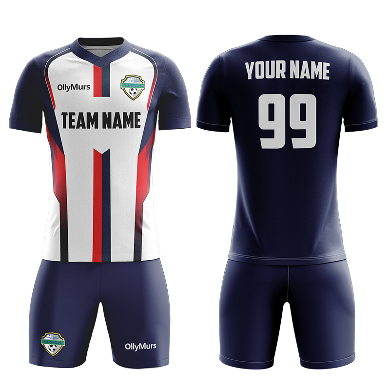 OllyMurs OEM Soccer Wear Uniform Fully Customized Design Football Jersey Sublimation Quick Fit Soccer Wear