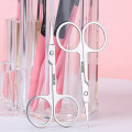 Eyebrow Scissor Eyebrow Trimmer Eyebrow Eyelashes Nose Hair Scissor Stainless Steel Manicure Scissors Cutter Nail Makeup