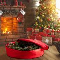 Christmas Tree Storage Bag Dustproof Cover Protect Waterproof Large-capacity Quilt Clothes Warehouse Storage Bags Organize tools