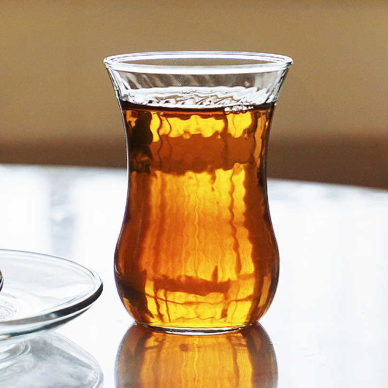LAV Exquisite Grid Pattern Turkey Black Tea Cup Saucer Sets Turkish Coffee ESPRESSO SHOT Glass Scented Tea Drinking Mug Teacups