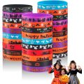Halloween 30pcs Rubber Bracelets Kids Silicone Wristbands
