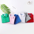 2020 New Children Summer Cotton Short Sleeved Polo Shirt Toddler Boys Baby Girls Fashion Solid Polo Shirt 2-7y Kids Clothes Out
