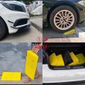 5/9 Height Slope Pad Portable Car Motorcycle Plastic Curb Ramps Heavy Duty PVC Plastic Kit Non-slip Slope Pad For Driveway Car
