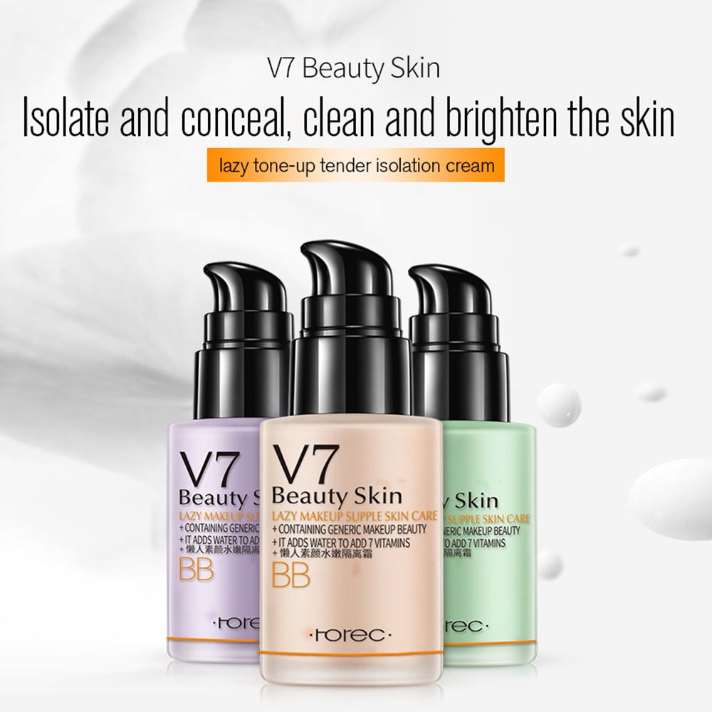 BIOAQUA V7 lazy Lotion BB CC Cream Natural Moisturizing Makeup Concealer foundation Waterproof Cosmetic