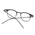 1Pc Fashion Metal Frame Glasses Women Men Vintage Round Lens Flat Computer Protection Eyeglasses Ultra Light Eyeglasses Dropship