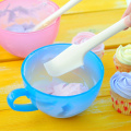 1pcs Butter Cream Stirring Scraper Durable Silicone Elbow Spatula Bean Paste Bending Spatula Kitchen Practical Pastry Tool