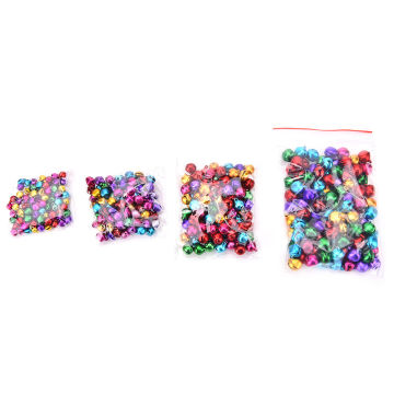 100Pcs Jingle Bells Aluminum Loose Beads Small For Festival Party Decoration/Christmas Tree Decoration/DIY Crafts Accessories