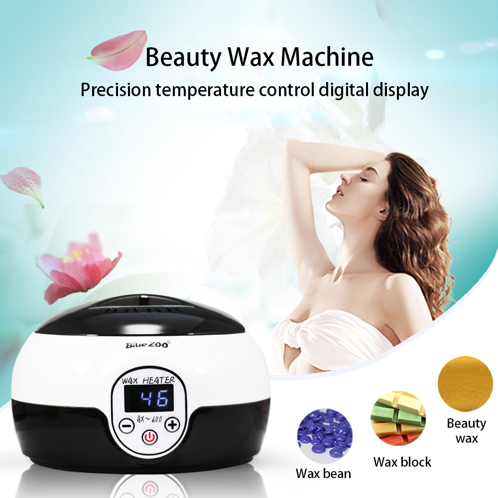 500ml LED Waxing Heater Display Salon Spa Wax Warmer Pot Bikini Hair Removal Hot Paraffin Hard Wax Beans Stick Machine XNC