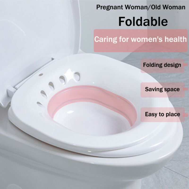 For Pregnant Women Foldable Bidet Wash Basin Hemorrhoidal Relief Pregnant Women Maternity Hip Cleaning Avoid Squatting 2 Colors