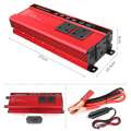 Inverter Peak 5000W DC12V/24Vto AC 220V Modified Sine Wave Voltages Transformer Power Converter Car Power Inverter+Led Display