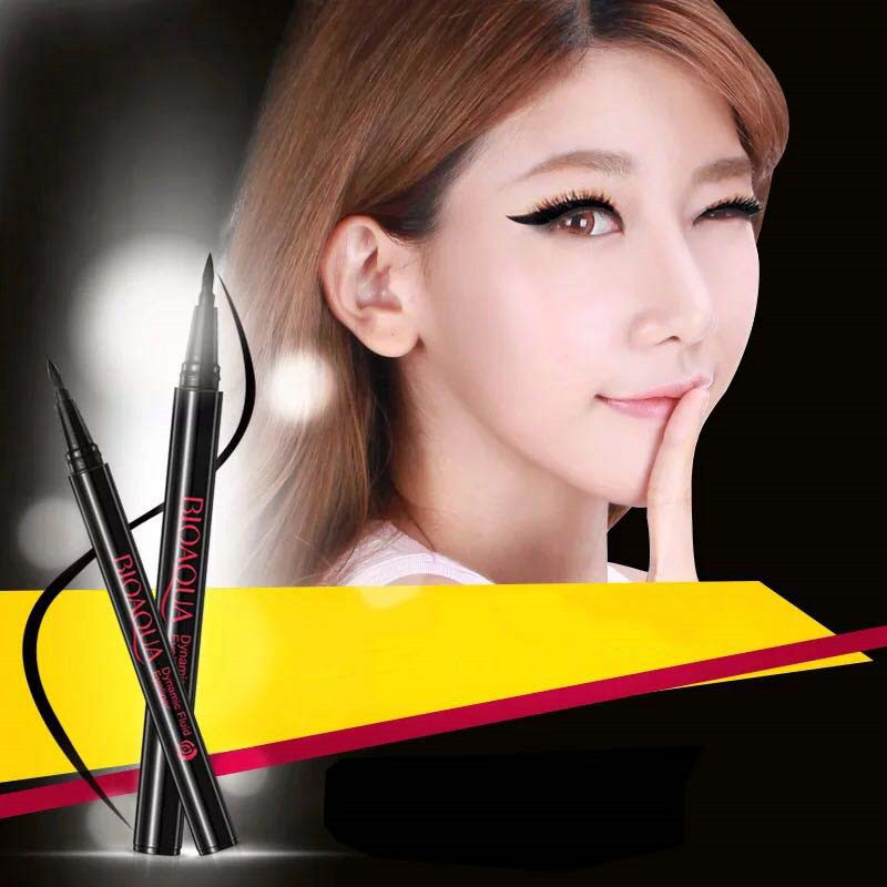 Eye Liner Pencil Black Long Lasting Waterproof Smudge-Proof Cosmetic Beauty Makeup Liquid Eyeliner Pen