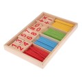New Toddler Educational Montessori Toys Math Toy Wooden Sticks Learning Numbers Counting Calculate Interesting Toys For Children