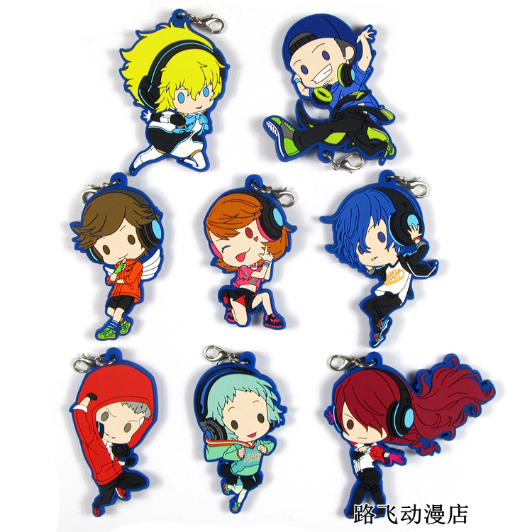 PERSONA Original Japanese anime figure rubber Silicone mobile phone charms/key chain/strap