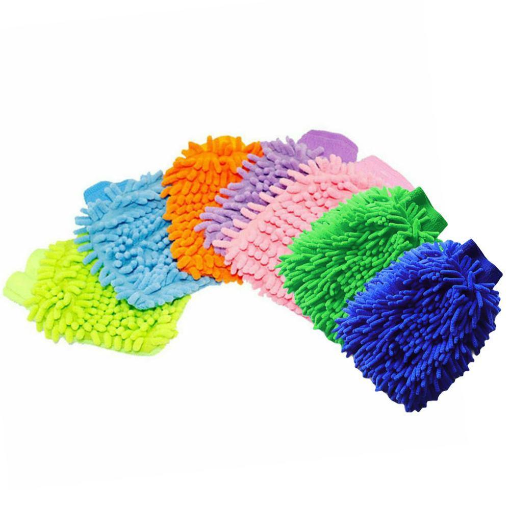 Car Cleaning Drying Gloves Ultrafine Fiber Chenille Microfiber Window Washing Tool Home Cleaning Car Wash Glove Auto Accessories