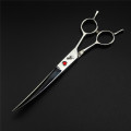 6/7/8/9 inch Curved Scissors Professional Cat Dog Shears Pet Grooming Scissors Hair Cutting Japan 440C Animals Haircut Tools