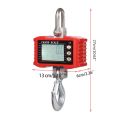 1000KG/2000LBS Digital Hanging Scale Industrial Heavy Duty Crane Scale with Accurate Reloading Spring Sensor Dropshipping