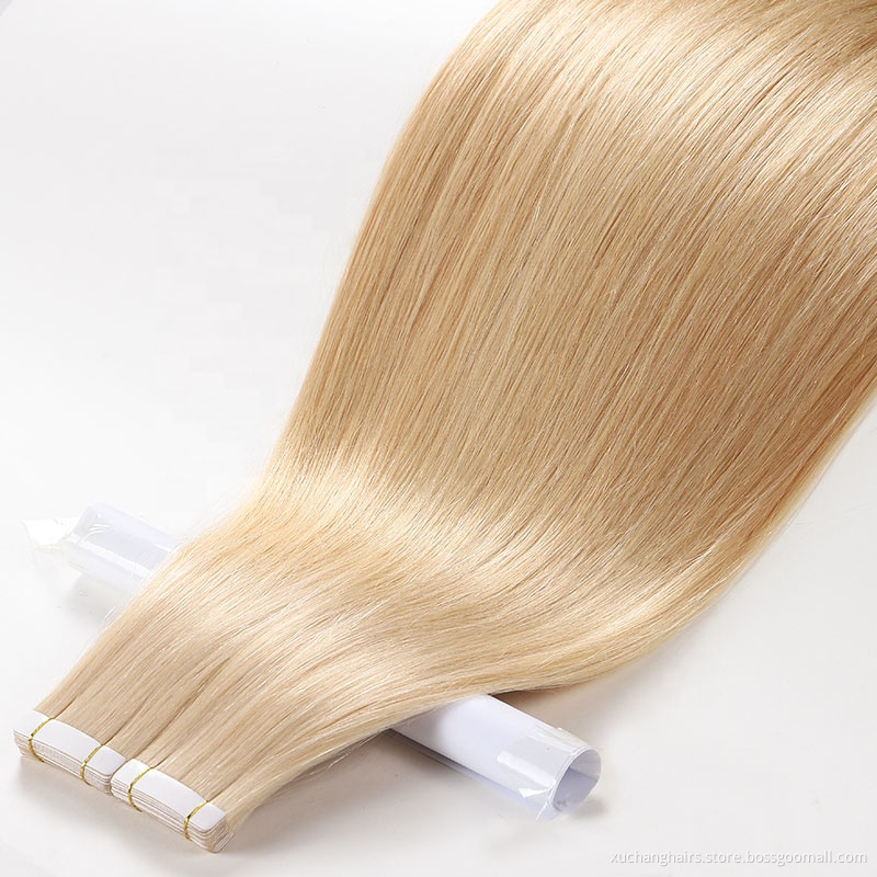 Premium Double Drawn Hair Tape Extensions: Raw Indian Beauty