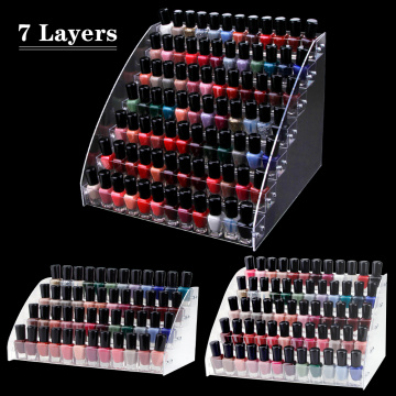 1 To 7 Layer Nail Polish Holder Nail Art Box Rack Tabletop Display Stand Manicure Storage Organizer Nail Accessories and Tools