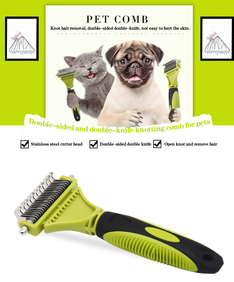 pet comb opening