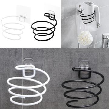 1PC Iron/ABS Bathroom Hairdryer Rack Wall-mounted Wall Shelf Storage Hairdryer Self-adhesive Organizer Bathroom Accessories