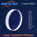 WAveTopSign 1064nm Laser Protective Windows Dia.36-75mm Quartz Fused Silica for Fiber Laser Welding Cutting Head Machine Parts