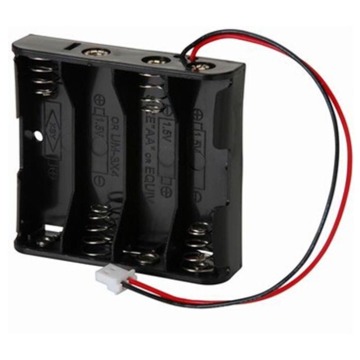 4 AA Cell Battery Holder with PC connector