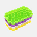 37 Ice Cube Honeycomb Tray DIY Silicone Popsicle Mold Creative Shape Ray Cream Party Bar Tool Maker Popsicle Kitchen Accessories
