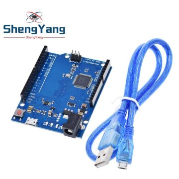 ShengYang Leonardo R3 Microcontroller Atmega32u4 Development Board With USB Cable Compatible For Arduino DIY Starter Kit