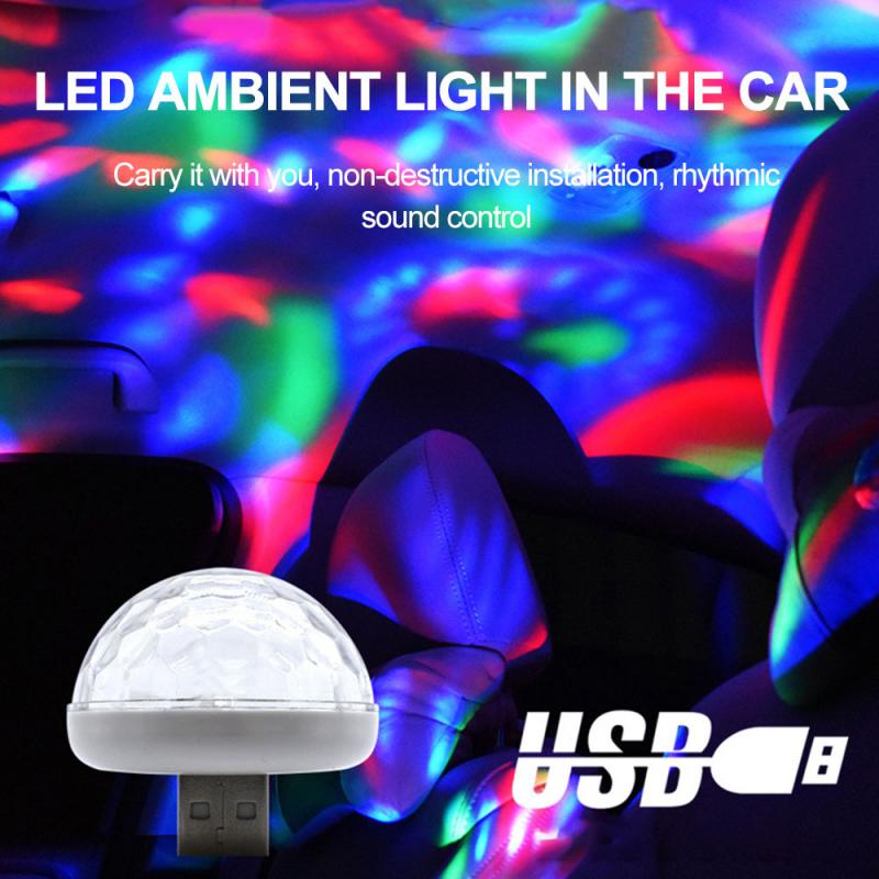 1pcs New Car Atmosphere Light USB Colorful Creative Led Light For Bmw Decoration Lamp Auto Product Car Accessories Interior