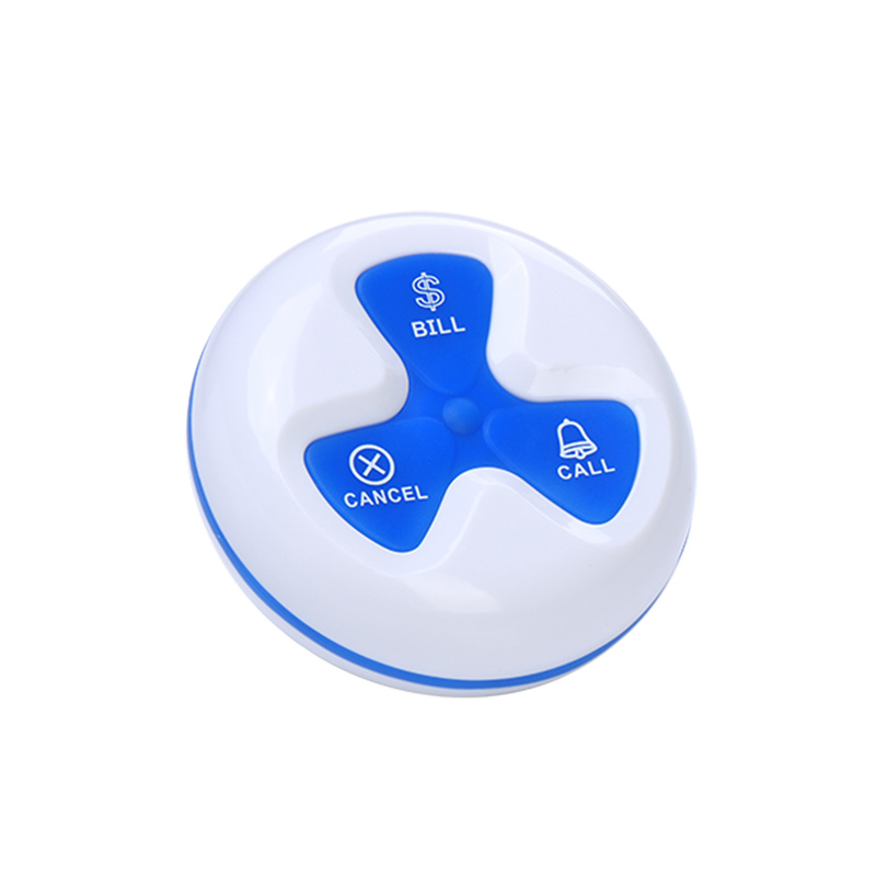 BYHUBYENG New Call Restaurant Service Waterproof Wireless Waiter Button For Disability Emergency Calling Paging System Pager