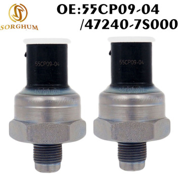 New 2PCS 47240-7S000 Fuel Rail Pressure Sensor Switch Fits for Nissan Pressure Sensor 55CP09-04