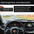 Car TPMS Tire Pressure Alarm Monitor System High Brightness Colorful Display Internal/External Solar Power + USB Charging