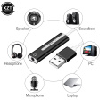 External USB Sound Card USB to 2 in 1 3.5mm Jack 7.1 Adapter 3D Audio Headset Microphone MIC Dual Function Adapter for pc laptop