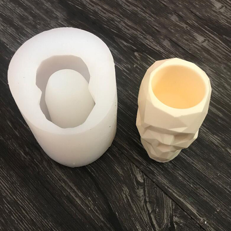 Skull Shape Flower Pot Concrete Silicone Mold Succulent Plants Mini Pot Cement Mould Creative Pen Holder Plaster Molds