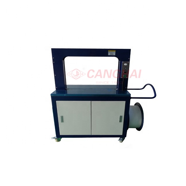 Good use semiautomatic  paper carton PP banding tying machine2