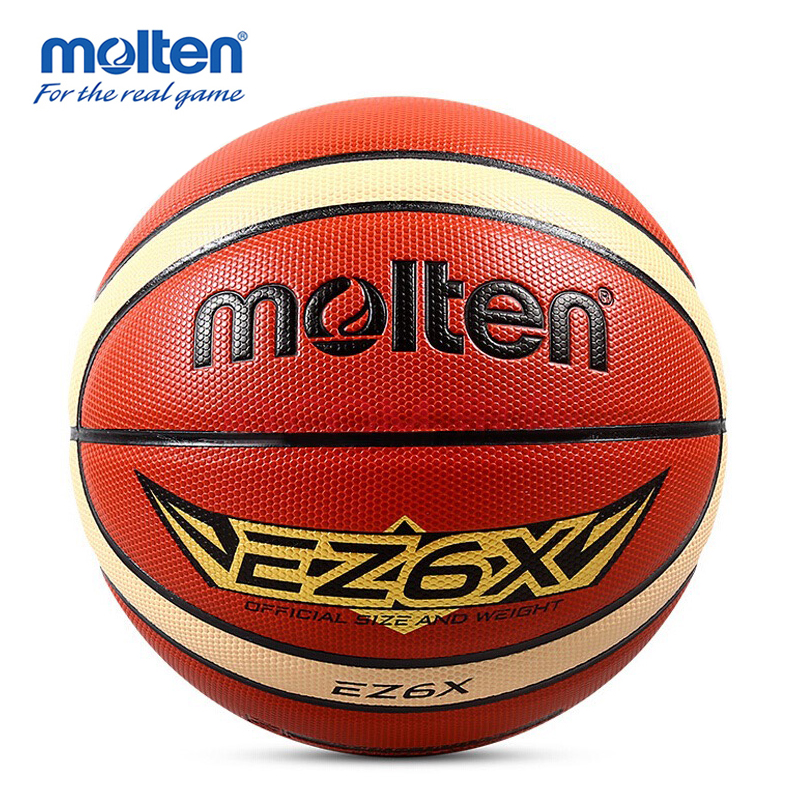 Original Molten Basketball EZ Series Official 4/5/6/7 PU Leather Basket Ball For Indoor & Outdoor Match Training 100% Brand New