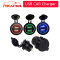 A+++ Quality 12-24V USB Charger for Motorcycle Auto ATV Boat LED Light Car 4.2A Dual USB Socket Charger Outlet Power Adapter
