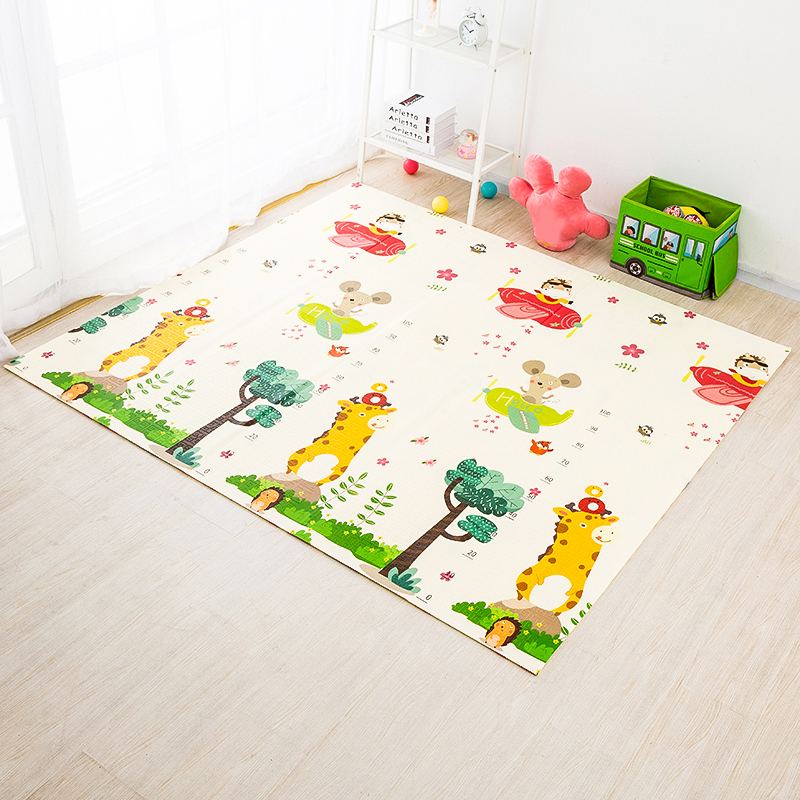 200*180cm Foldable Cartoon Baby Play Mat Xpe Puzzle Children's Mat Baby Climbing Pad Kids Rug Baby Games Mats Toys For Childern