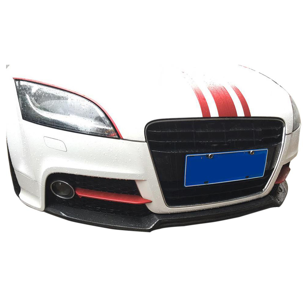 Carbon Fiber / FRP Front Bumper Lip Spoiler Splitters for Audi TT Coupe 2013 - 2014 TTS 2008 - 2013 Car Styling