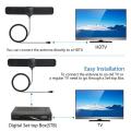 High Quality 1080P HD TV Antenna 25Miles Digital Amplifier Aerial Universal Indoor Digital TV Antenna Support Dropship