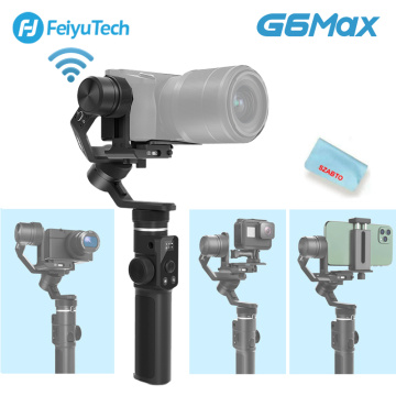 Used FeiyuTech G6 Max 3 Axis Handheld Gimbal stabilizer for Mirrorless camera Pocket Camera GoPro HeroSmartphone