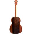 30 Inch All Blackwood Baritone Acoustic Electric Ukulele With Truss Rod with EQ with Gig Bag,Strap,Nylon String,Electric Tuner