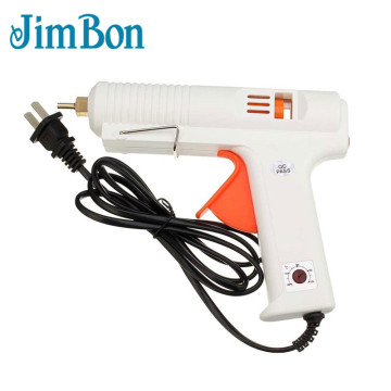 JimBon Adjustable 100W 120W Hot Melt Glue Gun Electric US Plug Copper Nozzle Heater Heating Wax 11mm Glue Stick DIY Hand Tools