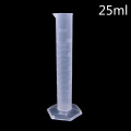 Tube tool Affordable Chemistry Set Hot sale 25ml Plastic Measuring Cylinder Laboratory Test Graduated