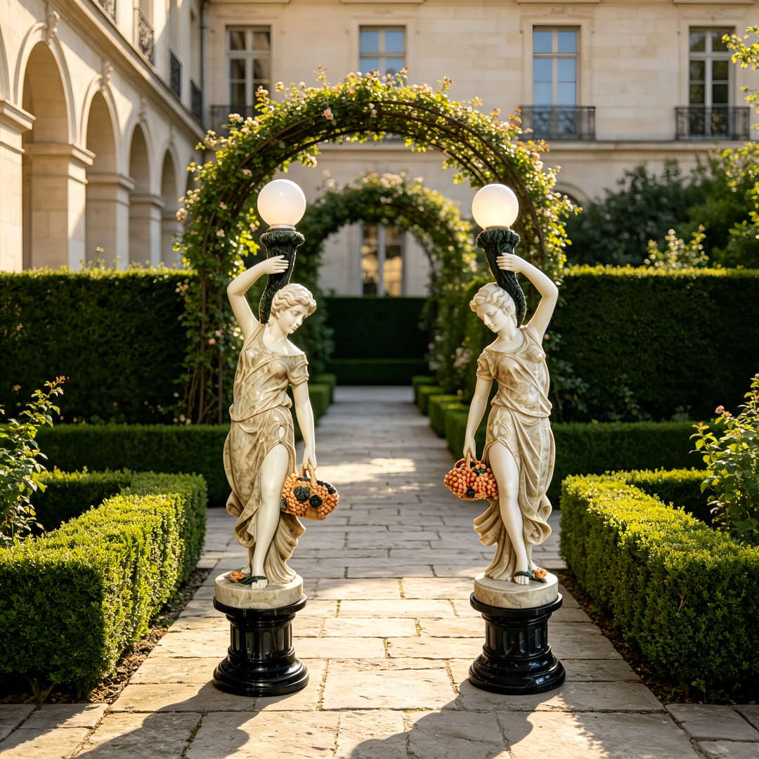 Hedge Arch Statue Lamp