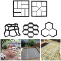 Paving Concrete Molds Garden Pavement Mold DIY Paving Cement Brick Stone Road Path Maker Reusable Garden Tools